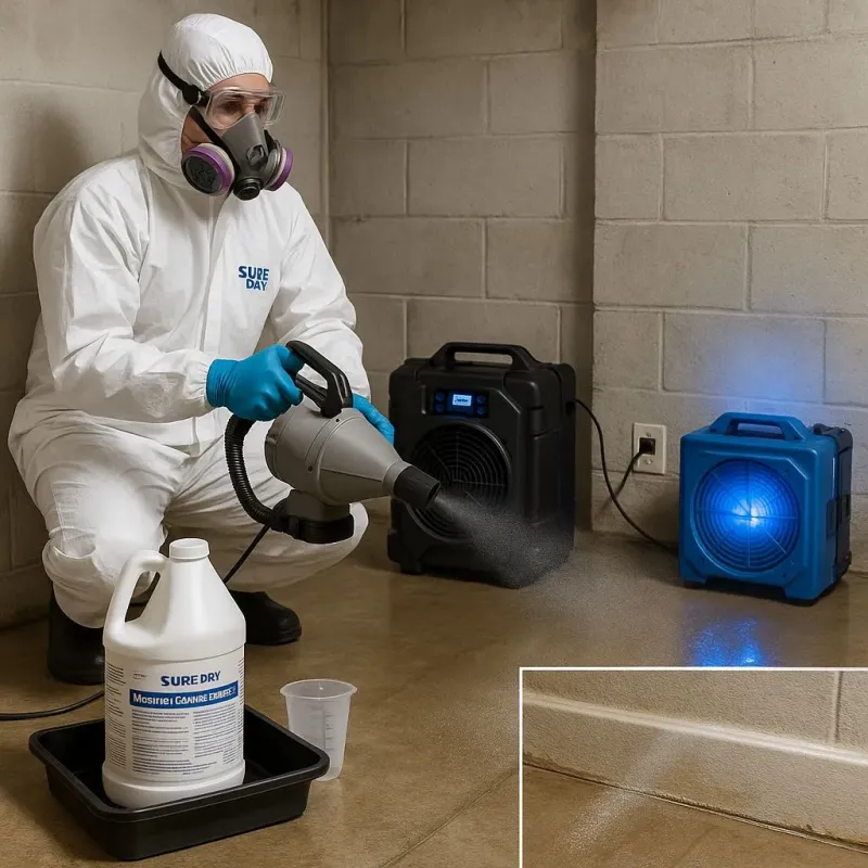 Sanitization and Odor Removal process in Saint Croix Falls, WI